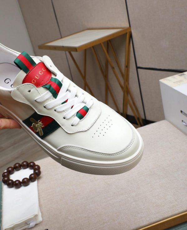 Gucci Ace Logo Strap Sneakers.
