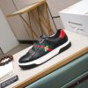 Gucci Ace Logo Strap Sneakers.
