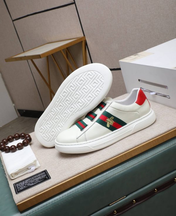 Gucci- Ace -Logo -Strap -Sneakers. (7) Gucci Ace Logo Strap Sneakers.