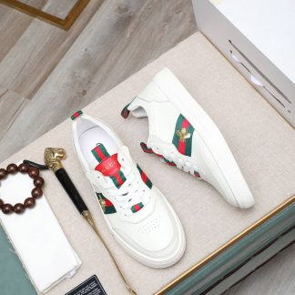 Gucci Ace Logo Strap Sneakers.