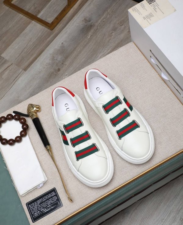 Gucci- Ace -Logo -Strap -Sneakers. (8) Gucci Ace Logo Strap Sneakers.