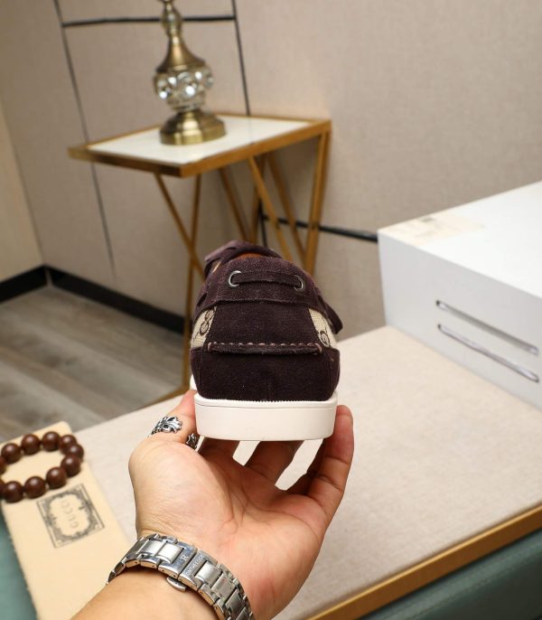 Gucci GG canvas loafers