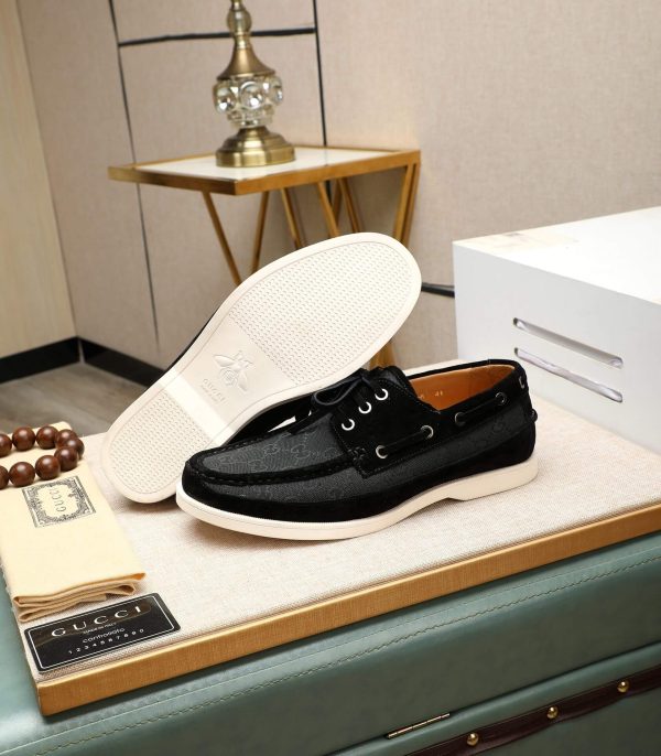 Gucci GG canvas loafers