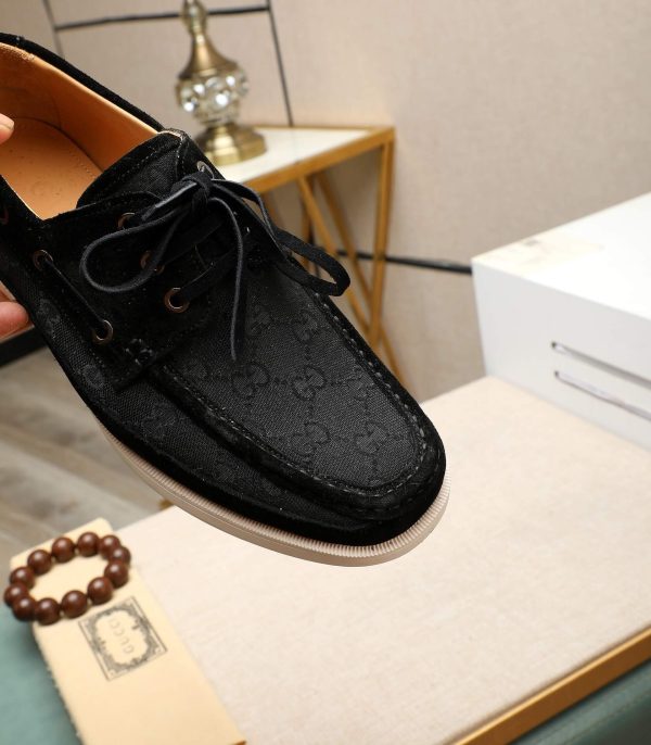 Gucci GG canvas loafers