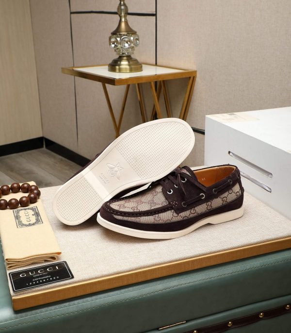 Gucci GG canvas loafers