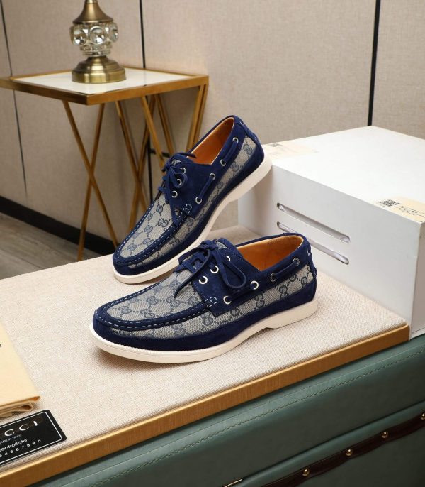 Gucci- GG -canvas -loafers (4) Gucci GG canvas loafers