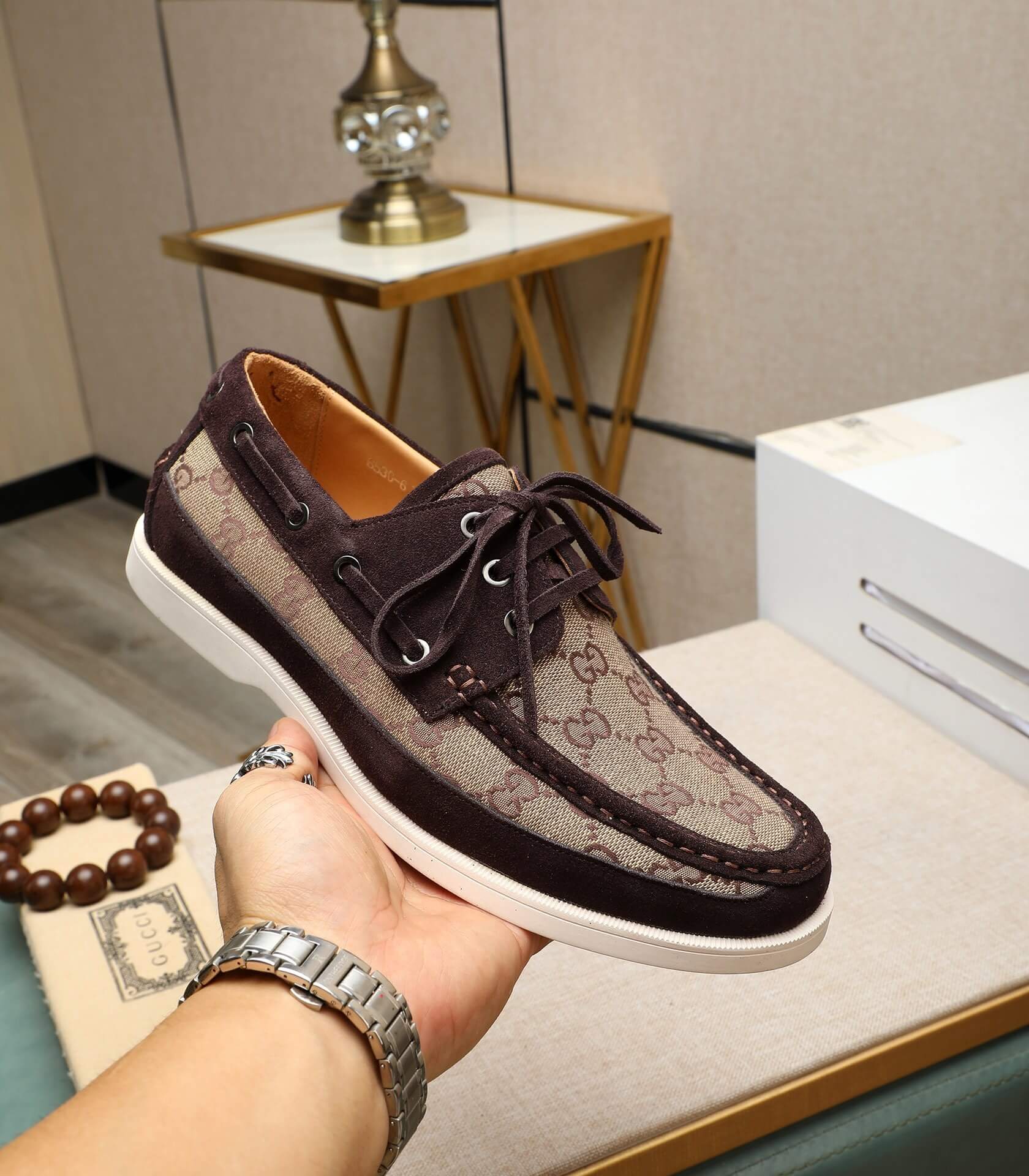 Gucci - Loafer - GG - Supreme - Mesh - Deck - Shoe 7 Gucci GG canvas loafers