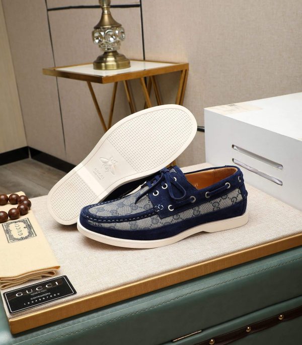 Gucci- GG -canvas -loafers (5) Gucci GG canvas loafers