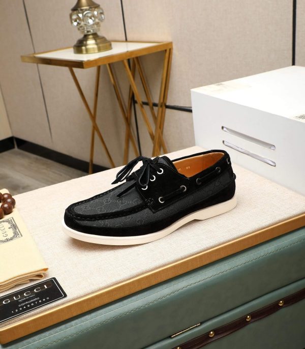 Gucci GG canvas loafers