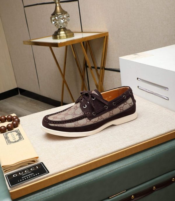 Gucci GG canvas loafers