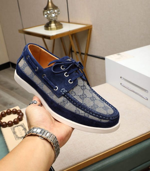 Gucci- GG -canvas -loafers (6) Gucci GG canvas loafers