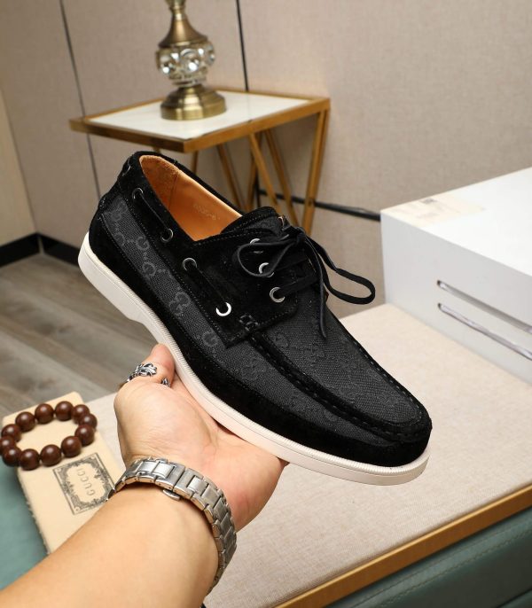 Gucci GG canvas loafers
