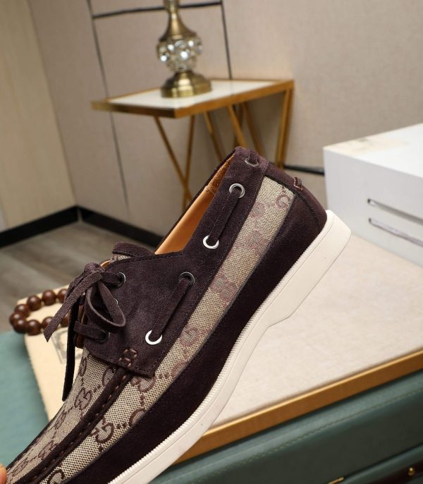 Gucci GG canvas loafers