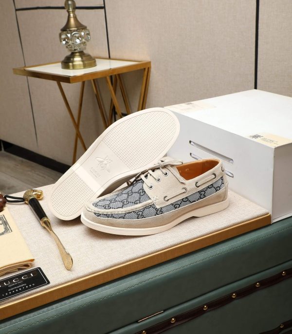 Gucci GG canvas loafers