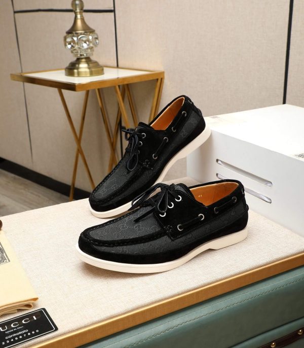 Gucci GG canvas loafers