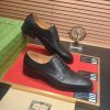 Gucci black Zola plain-toe Derby