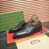 Gucci black Zola plain-toe Derby