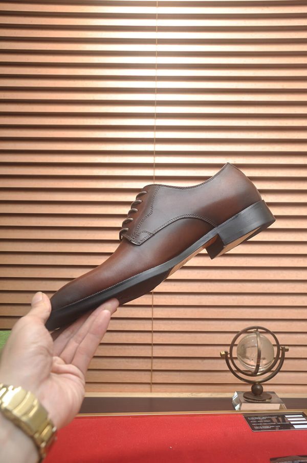 Gucci- brown -leather- Oxford -shoes (6) Gucci brown leather Oxford shoes.