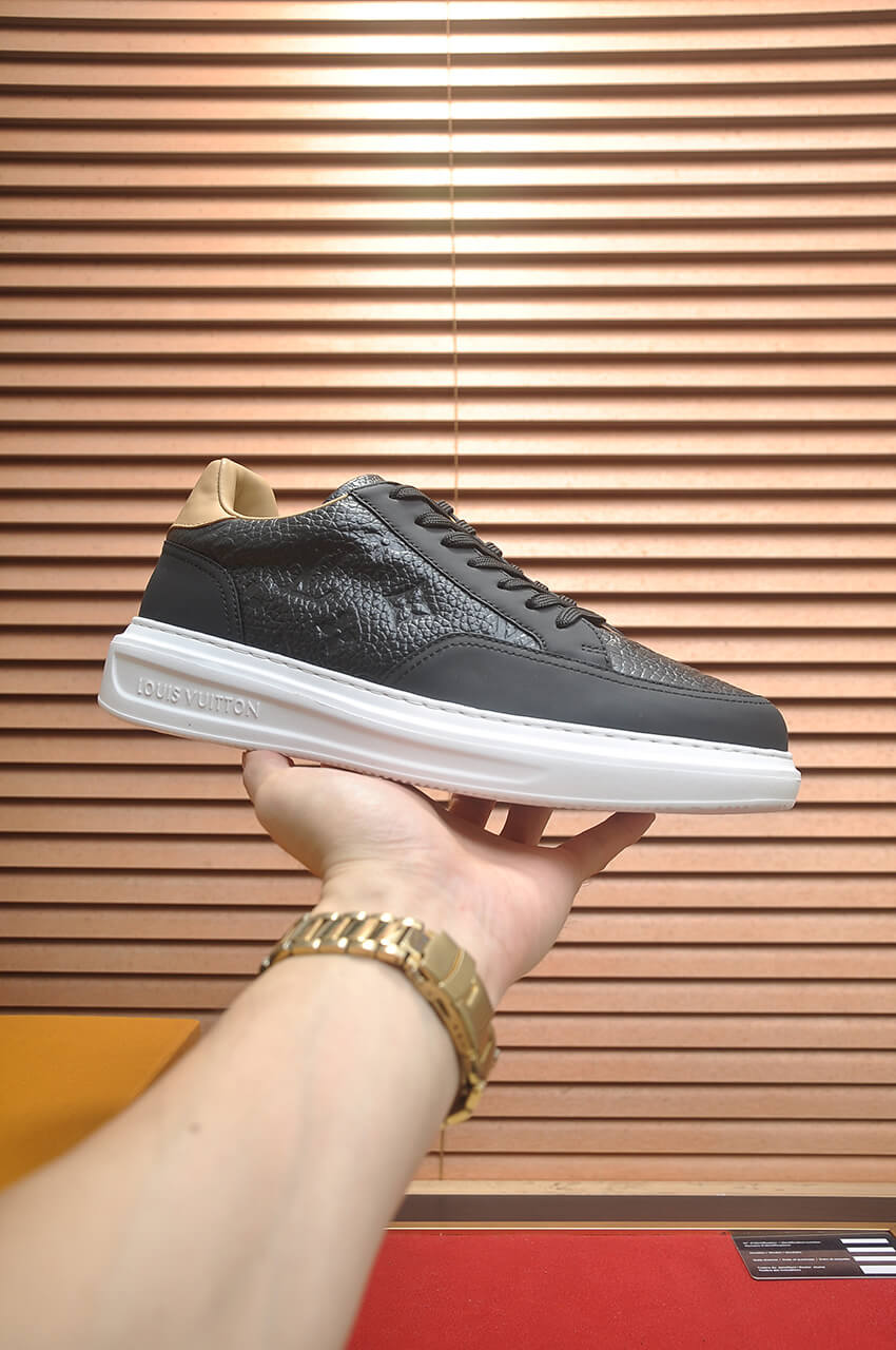 Louis Vuitton Beverly Hills Sneakers Black and Tan 5 Louis Vuitton Beverly Hills Sneaker.