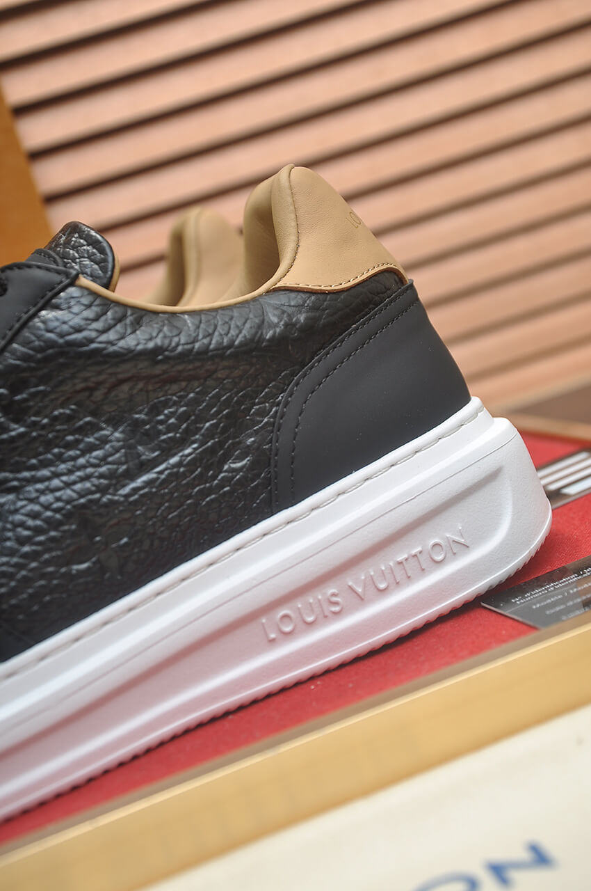 Louis Vuitton Beverly Hills Sneakers Black and Tan 6 Louis Vuitton Beverly Hills Sneaker.