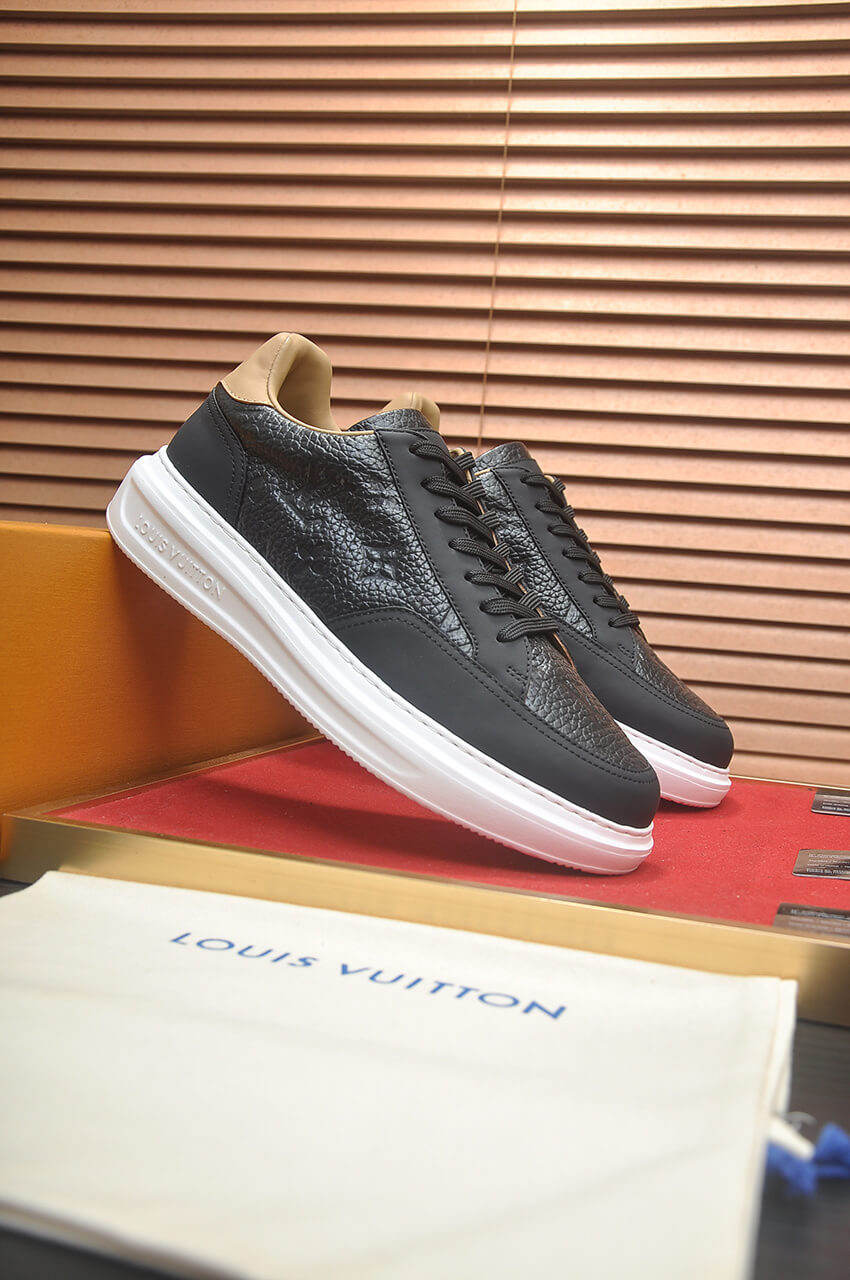 Louis Vuitton Beverly Hills Sneakers Black and Tan 8 Louis Vuitton Beverly Hills Sneaker.