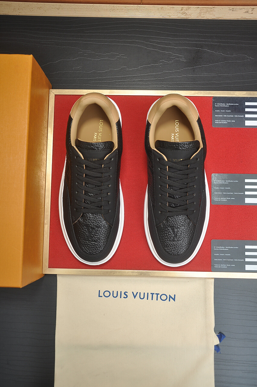 Louis Vuitton Beverly Hills Sneakers Black and Tan 7 Louis Vuitton Beverly Hills Sneaker.