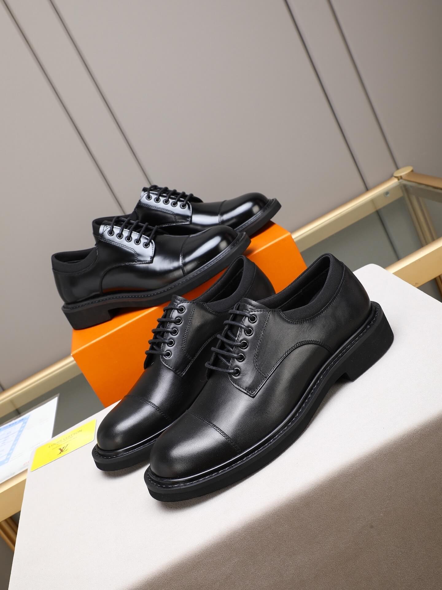 Louis Vuitton Derby Shoe - Black Patent Cap-Toe - LV Flex Urban 4 Louis Vuitton LV Flex Derby shoes
