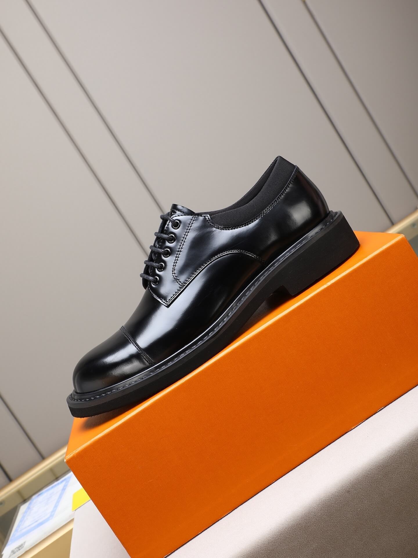 Louis Vuitton Derby Shoe - Black Patent Cap-Toe - LV Flex Urban 8 Louis Vuitton LV Flex Derby shoes
