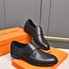 Louis -Vuitton -black- leather -monk -shoes (5) Louis Vuitton black leather monk shoes.