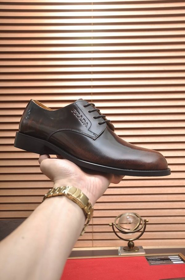 Prada leather men's oxford dress shoe.