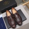 Prada- woven -leather- loafers (2) Prada woven leather loafers.