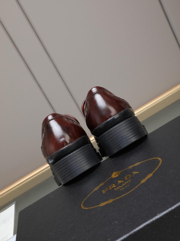 Prada- woven -leather- loafers (9) Prada woven leather loafers.