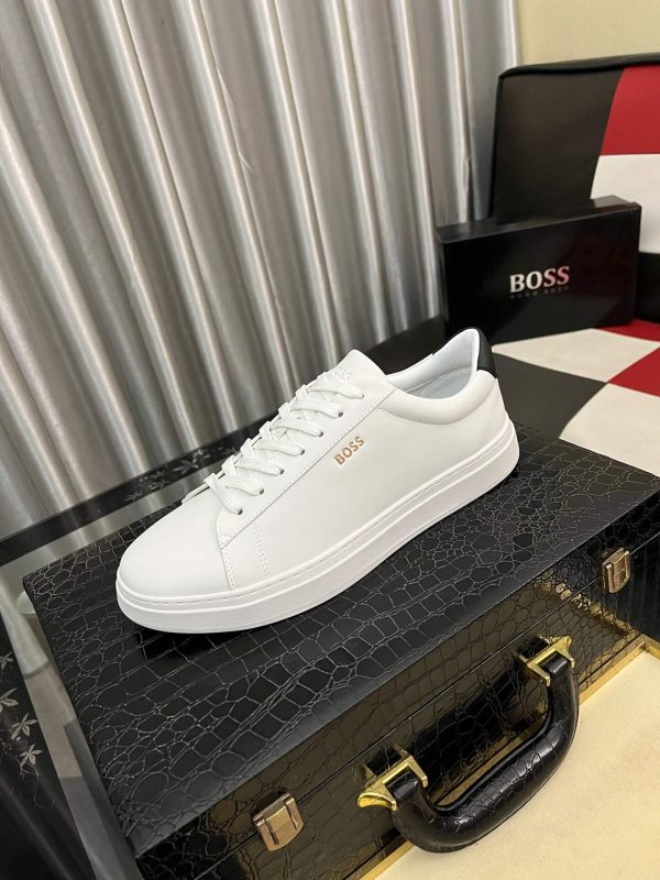 BOSS Belwar smooth leather low-top sneakers
