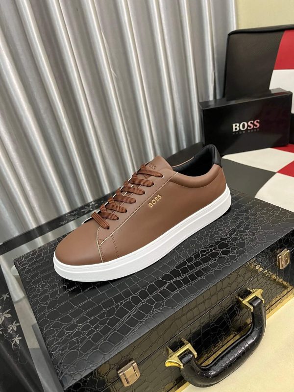 BOSS Belwar smooth leather low-top sneakers
