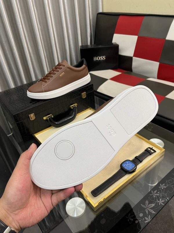 BOSS Belwar smooth leather low-top sneakers