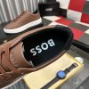 BOSS Belwar smooth leather low-top sneakers