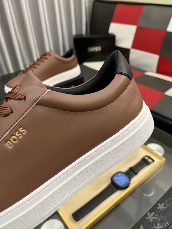 BOSS Belwar smooth leather low-top sneakers