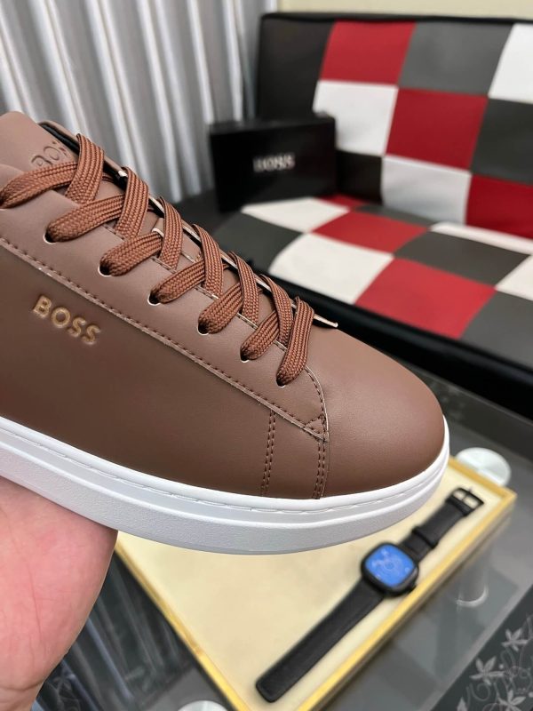 BOSS Belwar smooth leather low-top sneakers