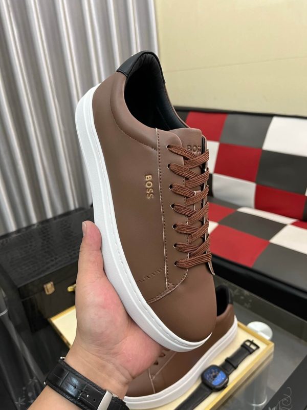 BOSS Belwar smooth leather low-top sneakers