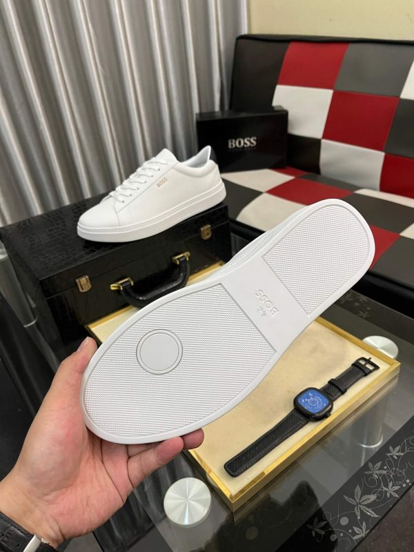 BOSS Belwar smooth leather low-top sneakers