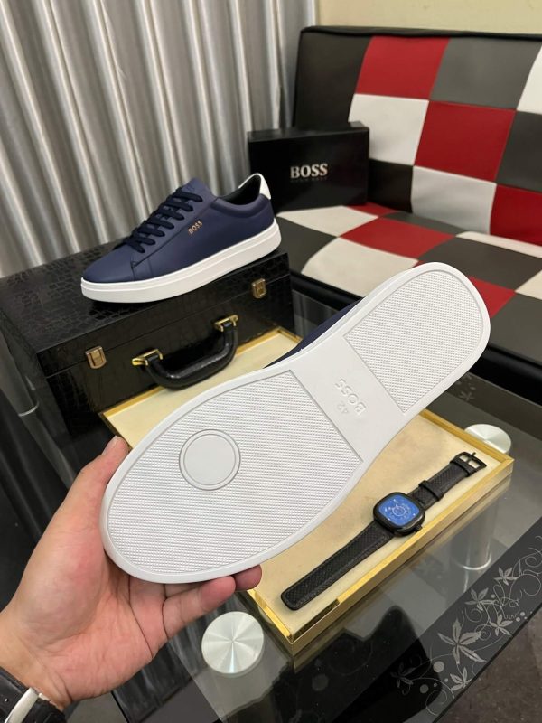 BOSS Belwar smooth leather low-top sneakers