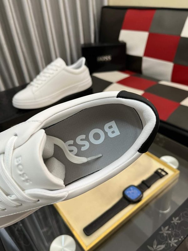 BOSS Belwar smooth leather low-top sneakers