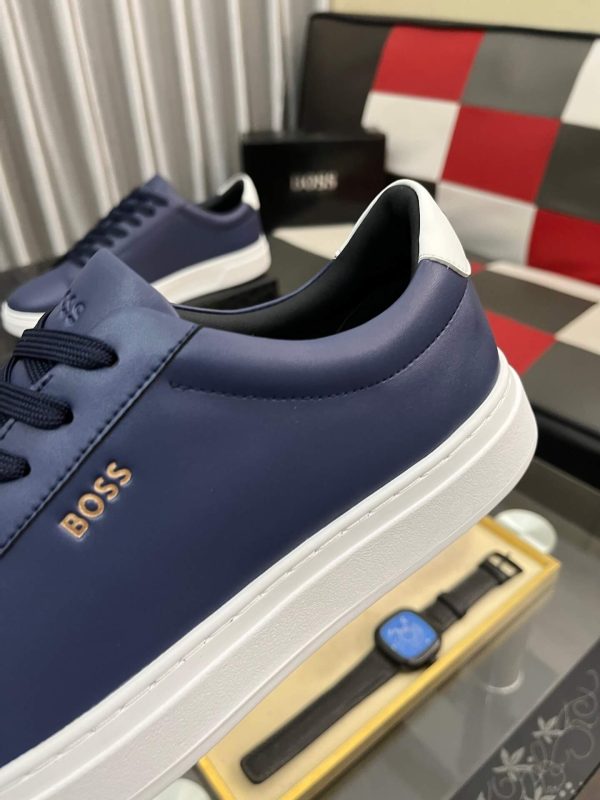 BOSS Belwar smooth leather low-top sneakers