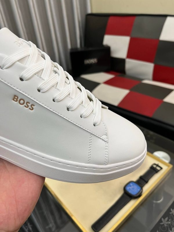 BOSS Belwar smooth leather low-top sneakers