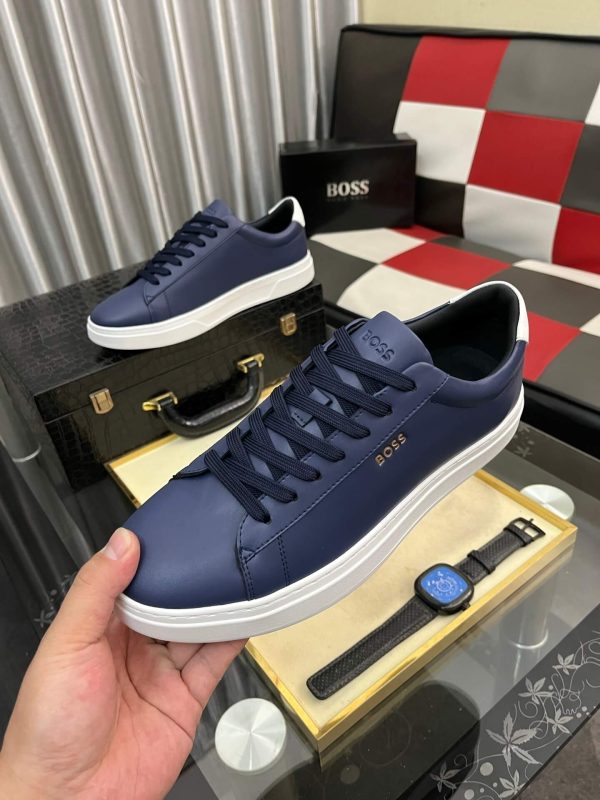 BOSS Belwar smooth leather low-top sneakers