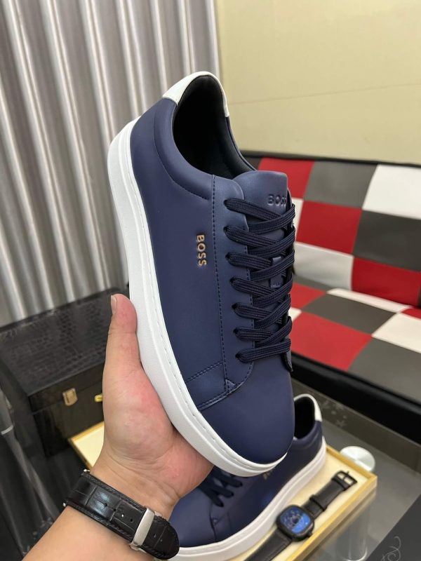 BOSS Belwar smooth leather low-top sneakers