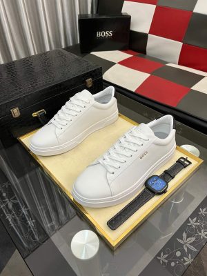 BOSS Belwar smooth leather low-top sneakers