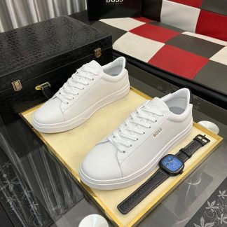 BOSS Belwar smooth leather low-top sneakers