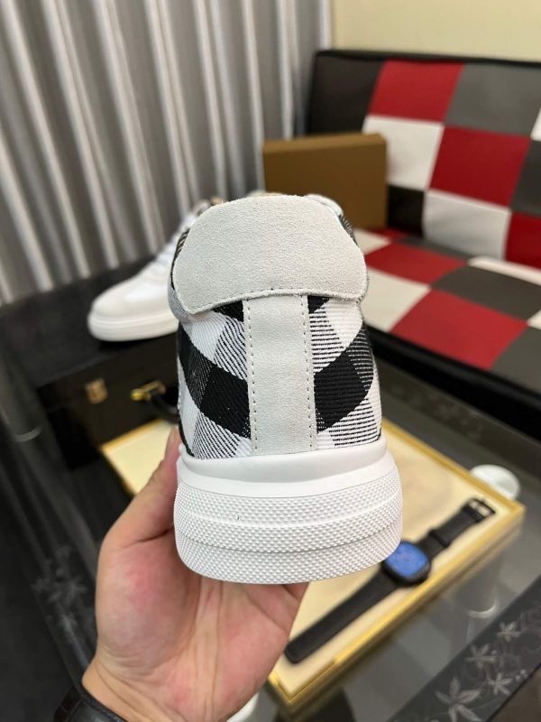 Burberry Terrace Check leather