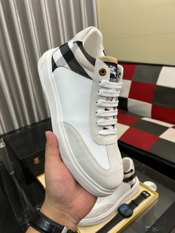 Burberry Terrace Check leather